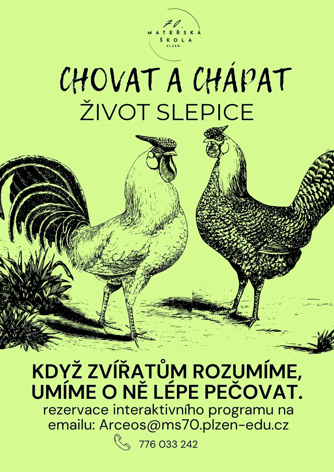 Chovat a chápat: Život slepice, fotografie 1