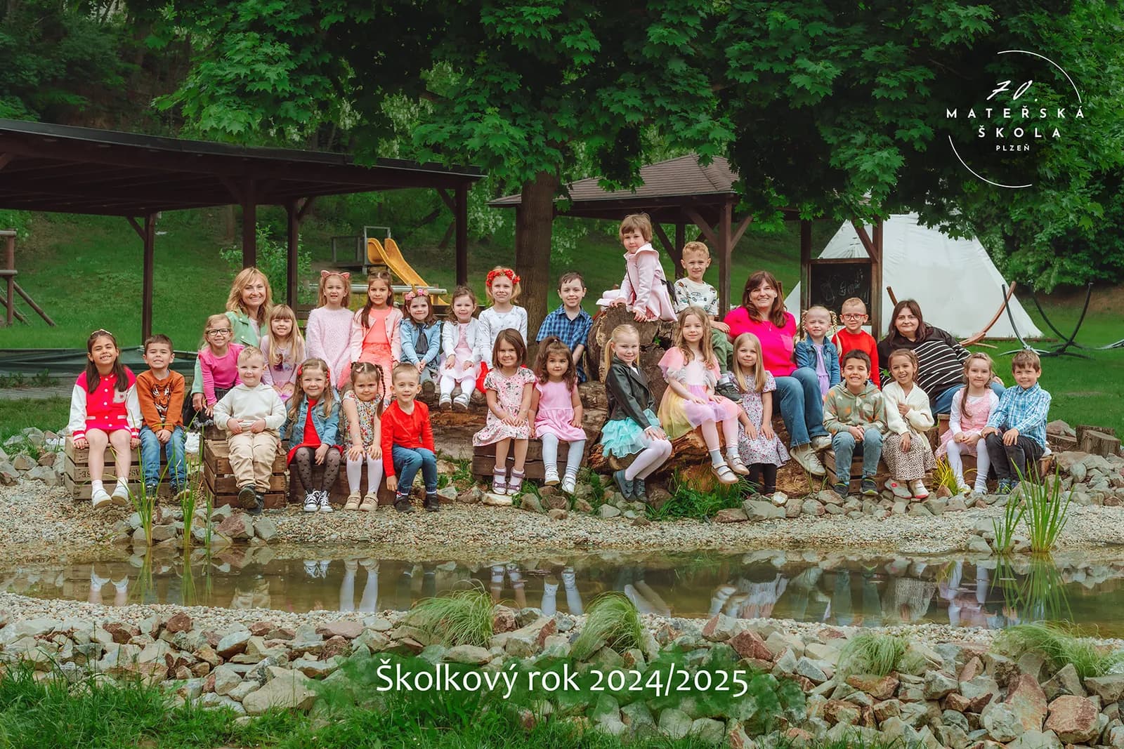 Společná fotografie, Levandulová třída, školkový rok 2024/2025