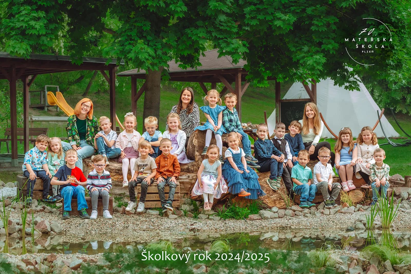 Společná fotografie, Mátová třída, školkový rok 2024/2025