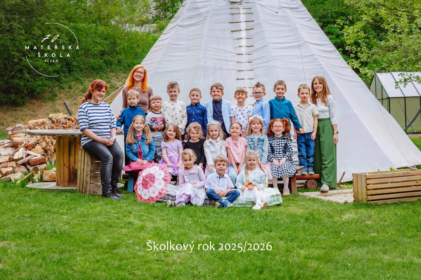 Společná fotografie, Mátová třída, školkový rok 2025/2026